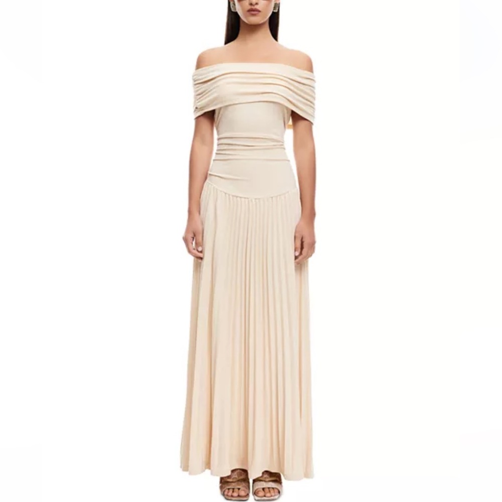 Lioness Field Of Dreams Off-the-Shoulder Maxi Dress